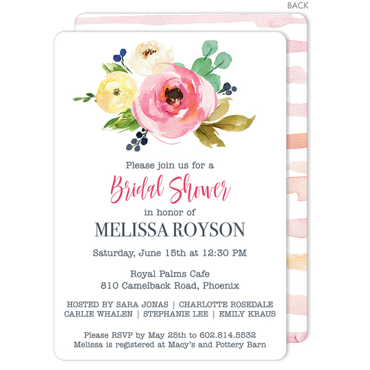 Rose Bunch Invitations
